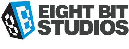 Logo vertical da Eight Bit Studios